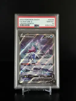 Pokemon TCG Crown Zenith: Galarian Gallery Suicune v GG38/GG70 PSA 10 - Image 1