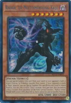 Yugioh! LP Radian, the Multidimensional Kaiju (Silver) - BLC1-EN035 - Ultra Rare - Image 1