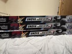 X3 Pokemon TCG Black Bolt & White Flare Unova Heavy Hitters Premium Collection - Image 4