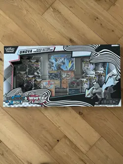 Pokemon TCG: Black Bolt & White Flare Unova Heavy Hitters Premium Collection Box - Image 1