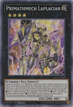 Yugioh! LP Primathmech Laplacian - MYFI-EN009 - Secret Rare - 1st Edition Lightl - Image 1