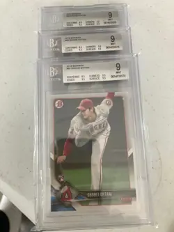 2018 Bowman Shohei Ohtani BGS 9 RC MVP times 4, RINGS 2 Incredible Player !!!!!! - Image 1