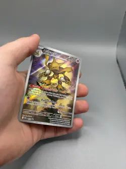 Alakazam Stamped Promo Card Mega Evolutions Pokemon Centre - Unsealed - Image 3