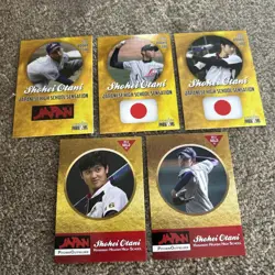 200 Cards Shohei Ohtani Five Card Gold Rookie Lot Japanese HS 40 Each Card - Image 1