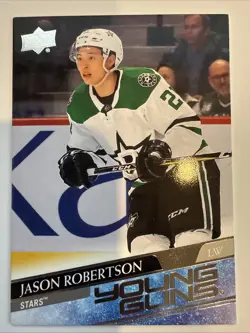 2020-21 Upper Deck Young Guns #235 Jason Robertson Rookie - Image 1