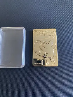 Pokemon Pikachu Burger King 23K Karat Gold-Plated 1999 Vintage - Image 2