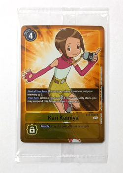 Digimon Card BT8-090 Alternate Art Box Topper Kari Kamiya - New Awakening - Image 1