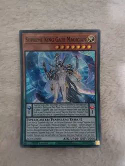 Supreme King Gate Magician AGOV-EN001 1st Edition Super Rare Yugioh Card - Image 1