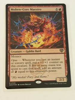 Molten-Core Maestro Secrets of Strixhaven Foil 125 - Image 1