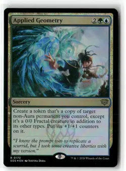 Applied Geometry Secrets of Strixhaven MTG NM MAGIC FOIL - Image 1