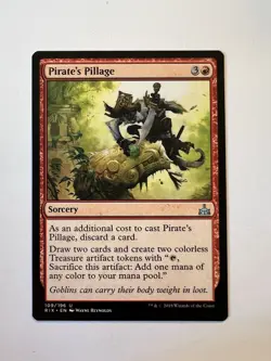 Pirate's Pillage - MTG Rivals of Ixalan - NM - Image 1