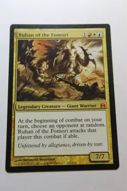 MTG Ruhan of the Fomori x1- -Commander 2011-Lightly Played - Image 1