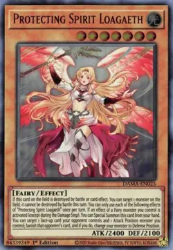 Yugioh! LP Protecting Spirit Loagaeth - DAMA-EN025 - Ultra Rare - 1st Edition Li - Image 1