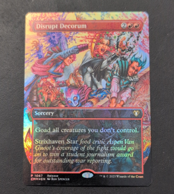 Disrupt Decorum Promo Foil 2023 1067 - Image 1