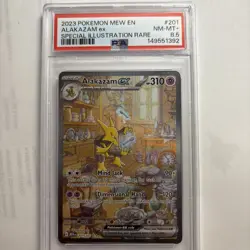 Pokemon 151 Alakazam ex SIR PSA 8.5 #201/165 - Image 1
