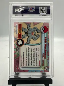 2000 Pokemon Topps Chrome - PSA 10 GEM MT - Machamp #68 - Pop 84 - Image 2