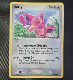 Pokemon Skitty 64/92 Legend Maker Stamped Reverse Holo - Image 1