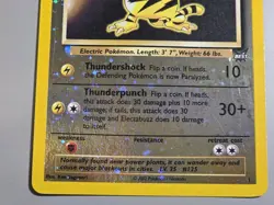 Pokemon Reverse Holo Best Promo Electabuzz #1 (2-swirls)(Never Played) read - Image 3