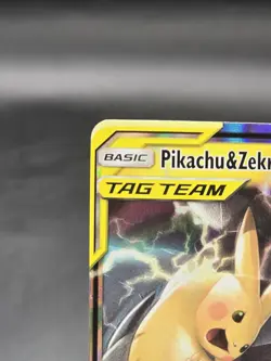 Pokemon TCG Pikachu & Zekrom GX 33/181 Tag Team Sun & Moon Rare Card - Image 2