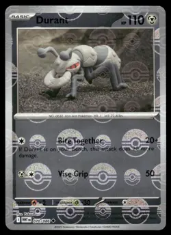 Pokemon Cards Durant 070/086 Reverse Holo POKE BALL SV: White Flare Uncommon NM - Image 1