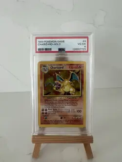 Charizard 4/102 - PSA 4 - Holo - Base Set 1999 - Pokemon TCG - Image 1