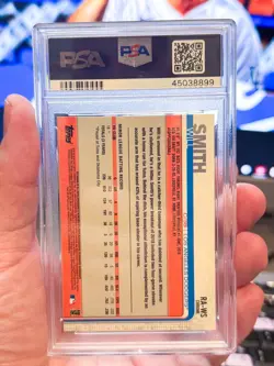 2019 Topps Chrome Will Smith RC Auto PSA 10 GEM MINT Dodgers POP 73 WS Champ - Image 4