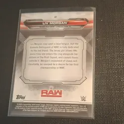 Topps WWE RAW Alexa Bliss Liv Morgan Ronda Rousey Wrestling 3 Card Lot - Image 3