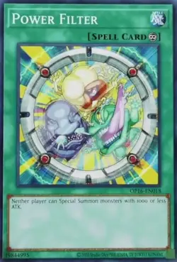 Yugioh! LP Power Filter - OP16-EN018 - Common - Unlimited Edition Lightly Played - Image 1
