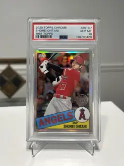 2020 Topps Chrome 1985 Topps Shohei Ohtani #85TC7 PSA 10 Los Angeles Angels MLB - Image 1