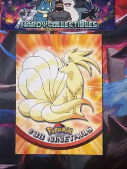 Ninetails #38 Topps TV Animation Edition Pokemon Card Blue Logo Mint Condition! - Image 1