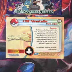 Ninetails #38 Topps TV Animation Edition Pokemon Card Blue Logo Mint Condition! - Image 3