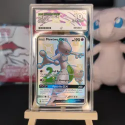 Pokemon TCG Mewtwo GX SV59/SV94 Hidden Fates Full Art Holo ACE 10 - Image 1