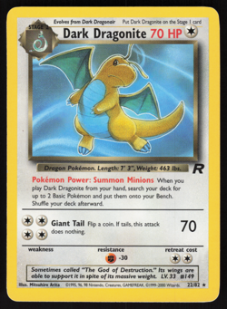Pokemon TCG - Team Rocket - Dark Dragonite 22/82 - P - Image 1