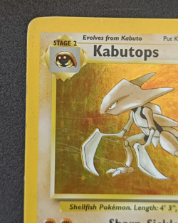 Pokemon TCG Kabutops 9/62 Fossil Holo Rare Card Vintage WOTC - HP Condition - Image 2