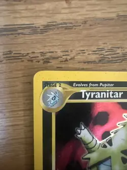 1st Edition Tyranitar 12/75 Neo Discovery Holo Wotc Pokemon Card - Image 2