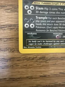 1st Edition Tyranitar 12/75 Neo Discovery Holo Wotc Pokemon Card - Image 5