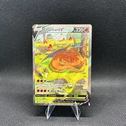 Pokemon TCG Charizard v SWSH260 Black Star Promo Card 2022 Sword and Shield NM - Image 1