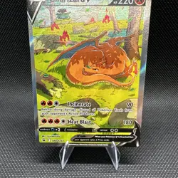 Pokemon TCG Charizard v SWSH260 Black Star Promo Card 2022 Sword and Shield NM - Image 3