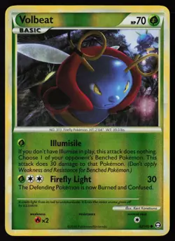 Volbeat [Reverse Holo] #82 Triumphant Pokemon Card - Image 1