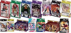 One Piece Card Game Starter Deck Complete Set of 14 Sealed BANDAI ST01-ST14 New - Image 1