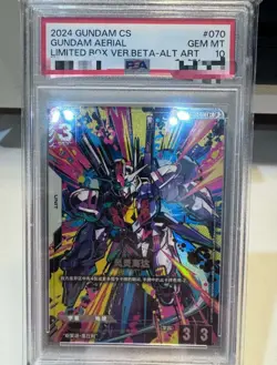 Gundam Card Chinese-Gundam Aerial GD01-070 R+ Ver.β Parallel Card Rare IN STOCK - Image 1