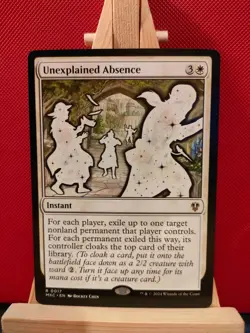 Unexplained Absence - Murders at Karlov Manor - Rare - NM - MTG - Image 1