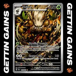 Shiftry - 163/162 - Illustration Rare - Temporal Forces - Pokemon Card - NM/M - Image 1