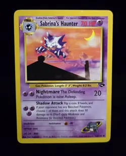 Pokemon TCG - SABRINA'S HAUNTER - #55 - UNLIMITED - GYM CHALLENGE (2000) - LP/NM - Image 1