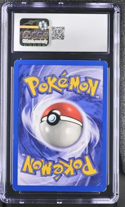 1999 Pokemon Black Star Promos Pikachu 1st Edition Error Poke League CGC 7 #1 - Image 2