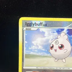 Pokemon TCG Igglybuff 70/106 Great Encounters Reverse Holo Basic HP 50 Common - Image 2