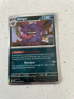 Pokemon TCG Gengar Rare Holo 050/088 Perfect Order Mint Condition - Image 1