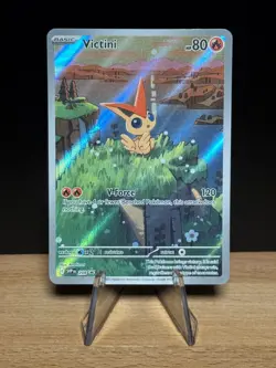 Victini 208 SV: Scarlet & Violet Black Star Promo Illustration Rare Pokemon NM - Image 1