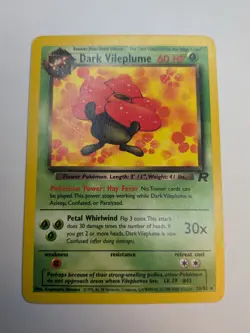 2000 Pokemon - Team Rocket Dark Vileplume #30/82 - Image 1
