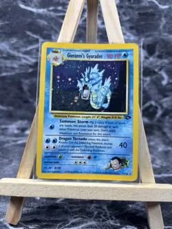 Giovanni's Gyarados Gym Challenge Holo Card #5/132 MP/HP Pokemon Card TCG - Image 1